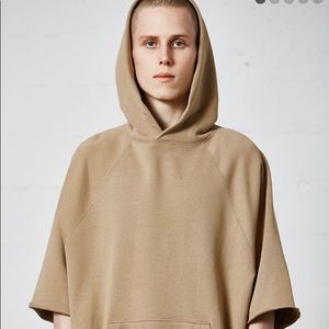 Fear of God Essentials Cutoff Sleeve Hoodie